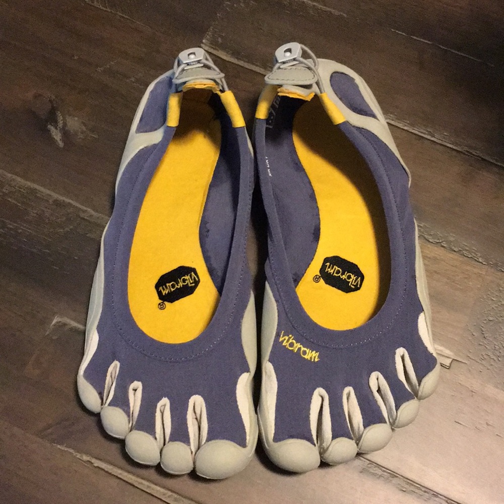 Vibram 5 Fingers Classic running shoes.
